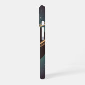Vintage Ringplaneet iPhone 16 Hoesje (Linkerkant)