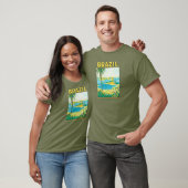 Vintage Rio Brazilië-reisposter T-shirt (Unisex)