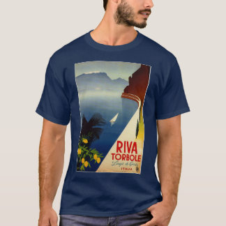 Vintage Riva Torbole Lago de Garda Italië T-shirt
