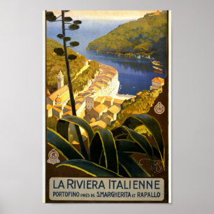 Vintage Riviera Poster Italië