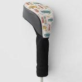 Vintage Road Trip Patroon (1) Golfheadcover (Schuin)