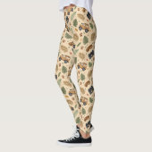 Vintage Road Trip-patroon (3) Leggings (Links)