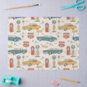 Vintage Road Trip Pattern (1) Tissuepapier (Craft)