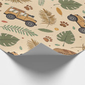 Vintage Road Trip Pattern (3) Cadeaupapier (Hoek)