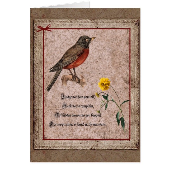 Vintage Robin (Voorkant)