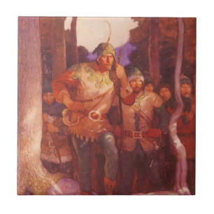 Vintage Robin Hood en zijn vrolijke vrienden door  Tegeltje