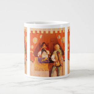 Vintage Robin Hood ontmoet Maid Marian door NC Wye Grote Koffiekop