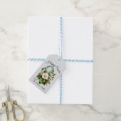 Vintage Robins Egg en Roos Cadeaulabel (Met Touw)