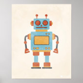 Vintage Robot Poster (Voorkant)