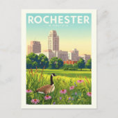 Vintage Rochester Minnesota Briefkaart (Voorkant)