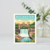 Vintage Rochester New York Briefkaart (Staand voorkant)