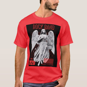 Vintage Rock Band T-shirt met engel - Aesthetic St