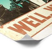 Vintage Rock & Roll Wel Wel Wel Poster (Hoek)