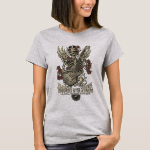 Vintage Rock Skelet Gitarist  T-shirt