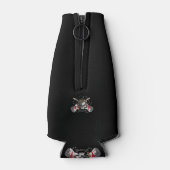 Vintage Rock Skull en Guitars Bottle Koelaar Flesjeskoeler (Achterkant)