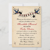 Vintage Rockabilly Tattoo Weddenschap Kaart (Voorkant)