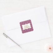 Vintage Rococo Bloem Ex Libris Boekplaat Stickers (Envelop)