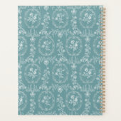 Vintage Rococo Bloemen Bloemstuk Persoonlijke Naam Planner (Achterkant)