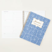 Vintage Rococo Bloemen Bloemstuk Persoonlijke Naam Planner (Display)
