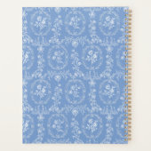Vintage Rococo Bloemen Bloemstuk Persoonlijke Naam Planner (Achterkant)