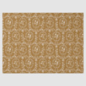 Vintage Rococo Flowers Floral Pattern Tissuepapier (Voorkant)