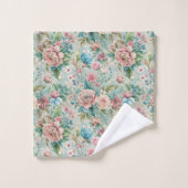 Vintage Rococo Handdoeken Elegante Pastel Bad Look (Wasdoekje)