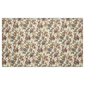 Vintage Rococo Revival Chinoiserie Pattern Stof (Fat Quarter)