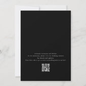 Vintage Rococo Vignet Elegante Trouwdag Save The Date (Achterkant)