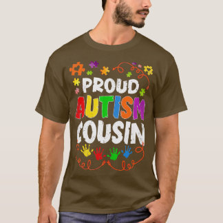 Vintage rode autisme Neef Puzzle Autism Awarenes T-shirt