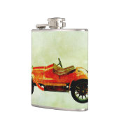 Vintage rode auto fles heupfles (Links)