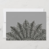 Vintage Rode Vogels Trouwkaart Save the Date (Achterkant)