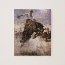 Vintage Rodeo Cowboy, Breezy Riding door WHD Koern Legpuzzel