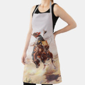 Vintage Rodeo Cowboy Bronc Rider Schort (Insitu)