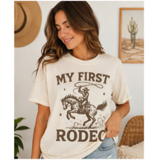 Vintage Rodeo Cowboy T-Shirt Western Paard