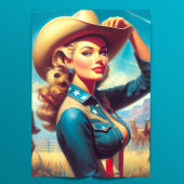 Vintage Rodeo Pin-up Tissuepapier