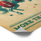 Vintage Rodeo Poster – Retro Westerse Kunstprint (Hoek)