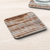 Vintage Roestig Metaal Onderzetter (Linkerzijde)