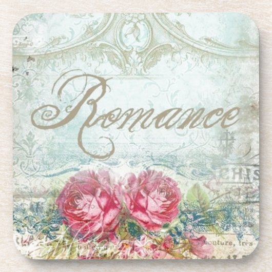 Vintage Romanace Floral Onderzetter (Voorkant)