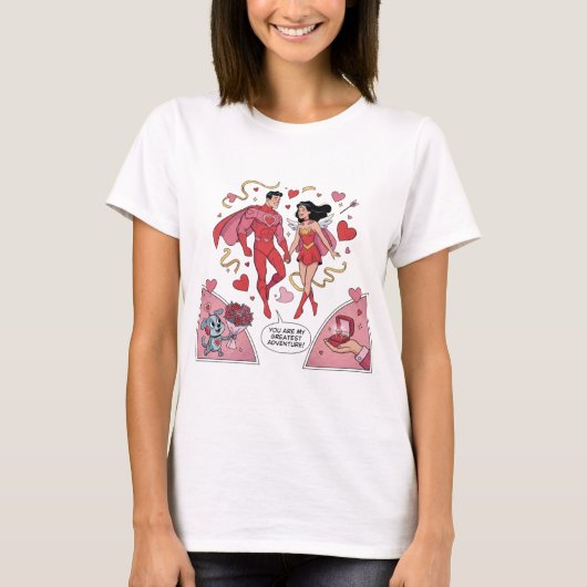Vintage Romance Art T-Shirt (Voorkant)