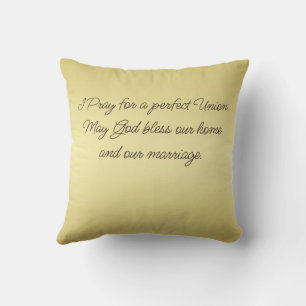 Vintage Romance stel, man en vrouw, goud Kussen