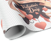 vintage romance valentine wrapping paper cadeaupapier (Rol Hoek)