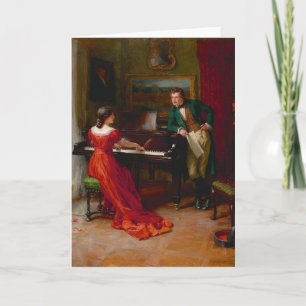 Vintage Romance Wenskaart Kaart