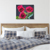 Vintage Romantiek Ingepakte Canvas Afdruk (Insitu (Slaapkamer))