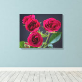 Vintage Romantiek Ingepakte Canvas Afdruk (Insitu (Houten vloer))