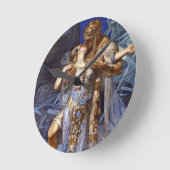 vintage romantisch koppel anthony cleopatra klassi ronde klok (Hoek)
