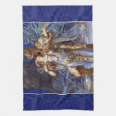 vintage romantisch koppel anthony cleopatra klassi theedoek (Verticaal)