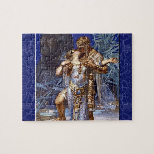 Vintage romantisch koppel Anthony en Cleopatra zoe Legpuzzel (Horizontaal)