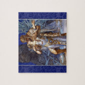 Vintage romantisch koppel Anthony en Cleopatra zoe Legpuzzel (Verticaal)