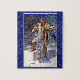 Vintage romantisch koppel Anthony en Cleopatra zoe Legpuzzel