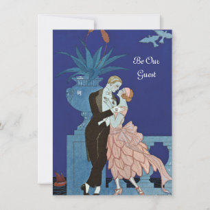 Vintage romantisch paar ~ "Oui"